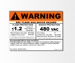 Arc Flash & Shock Hazard Labeling​